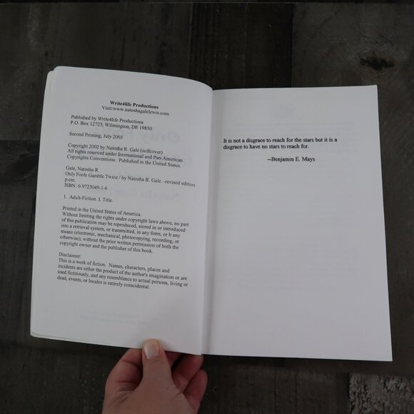 Only Fools Gamble Twice by Natosha Gale Lewis (2002, Paperback) - Picture 6 of 7